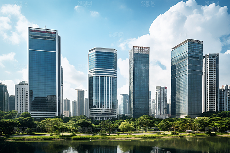 深圳城市风光高清风景摄影图