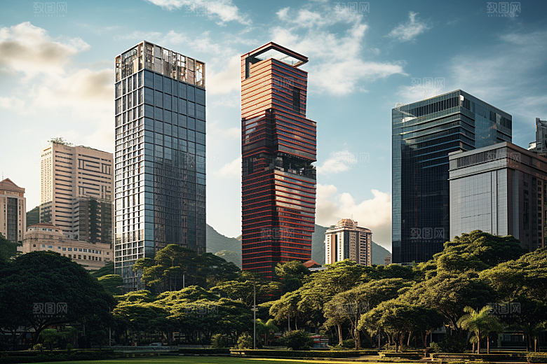 深圳城市风光风景旅游摄影图
