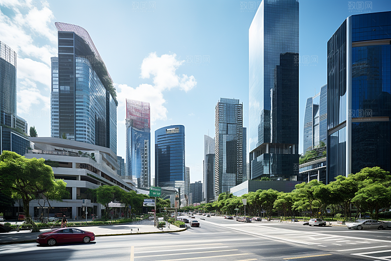 深圳城市风光景色地标摄影图