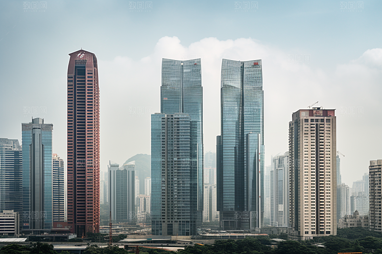 深圳城市风光国内游高清摄影图