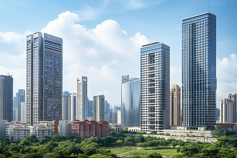 深圳城市风光现代化高清摄影图