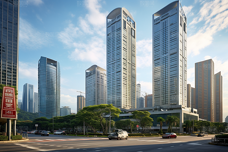 深圳城市风光地标经济特区摄影图