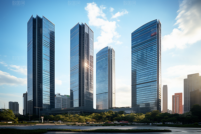 深圳城市风光现代化都市摄影图