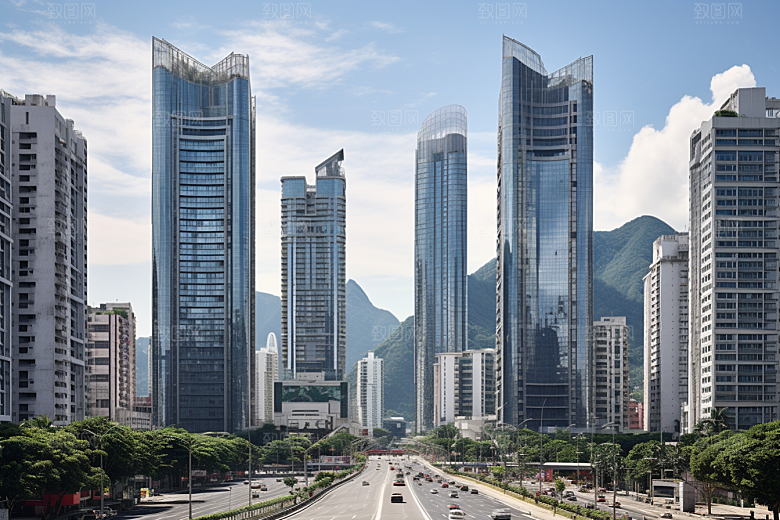 深圳城市风光地标国内游摄影图