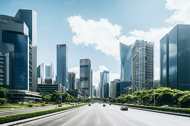 深圳城市风光景色都市摄影图