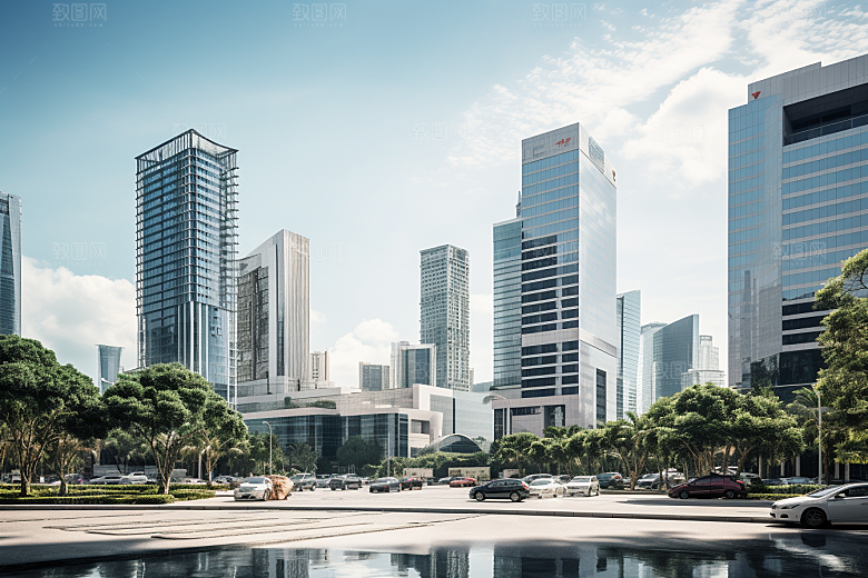 深圳城市风光旅游风景摄影图