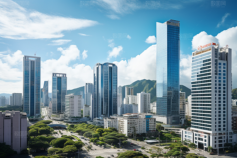 深圳城市风光旅行高清摄影图