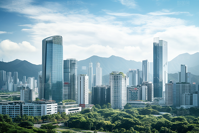 深圳城市风光景色经济特区摄影图