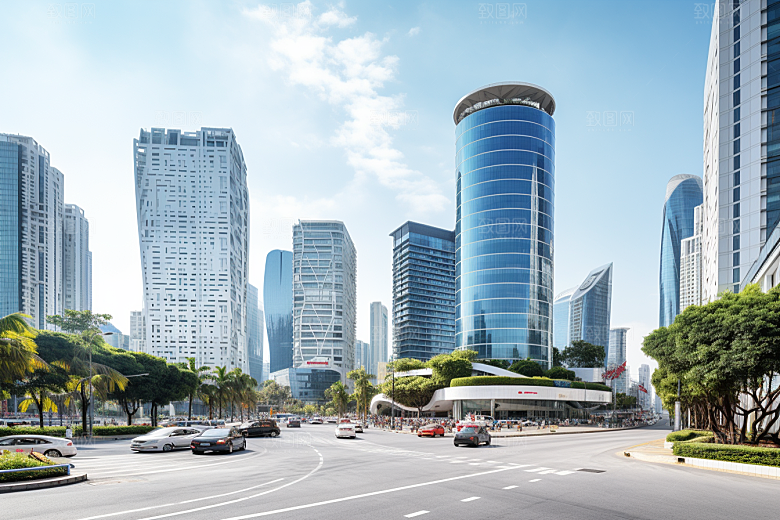 深圳城市风光高清都市摄影图