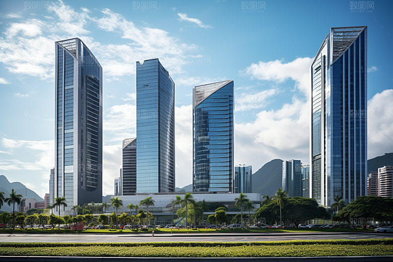 深圳城市风光都市高清摄影图