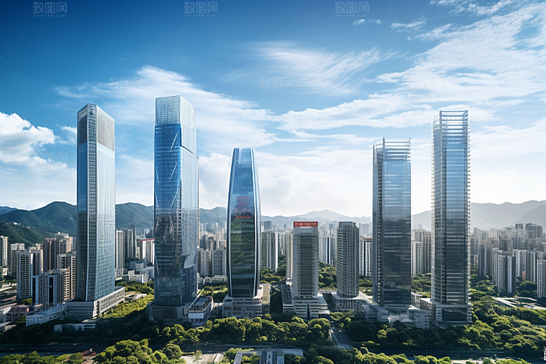 深圳城市风光风景旅游摄影图