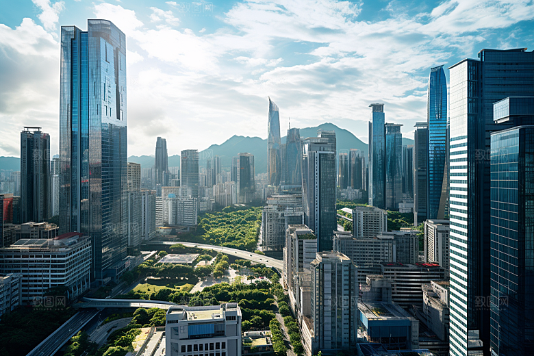 深圳城市风光风景经济特区摄影图