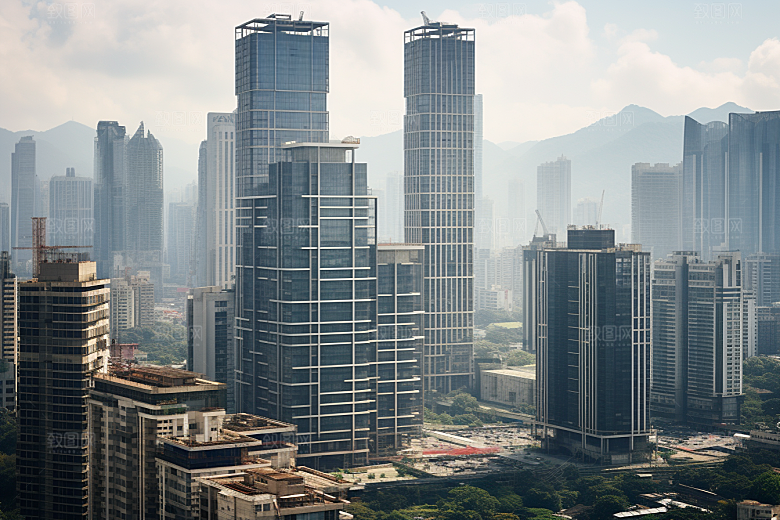 深圳城市风光风景高清摄影图