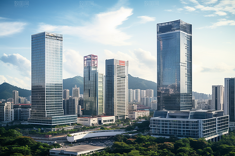 深圳城市风光国内游高清摄影图