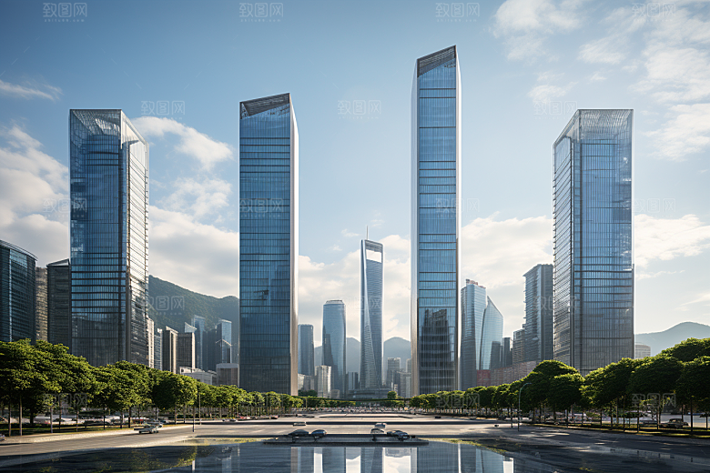 深圳城市风光景色风景摄影图