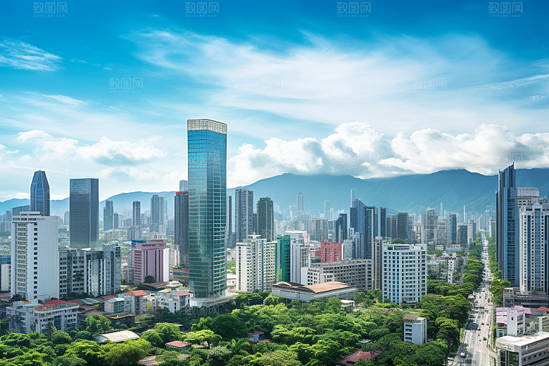 深圳城市风光地标都市摄影图