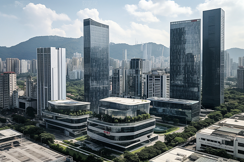 深圳城市风光国内游经济特区摄影图