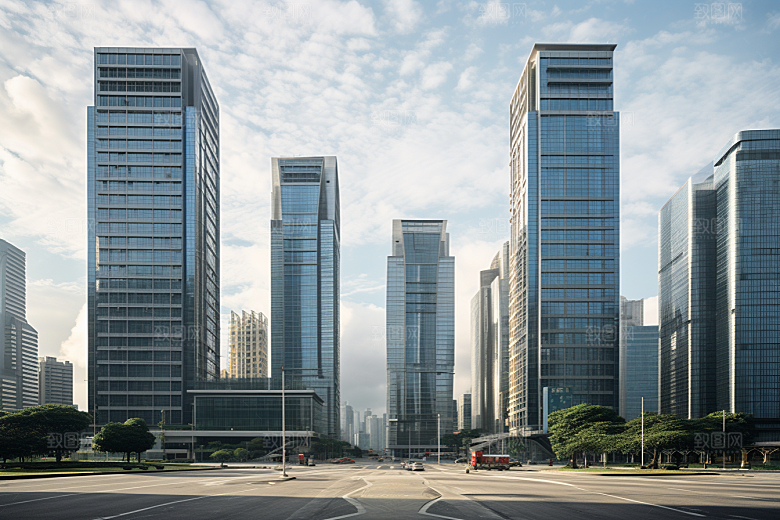 深圳城市风光经济特区地标摄影图