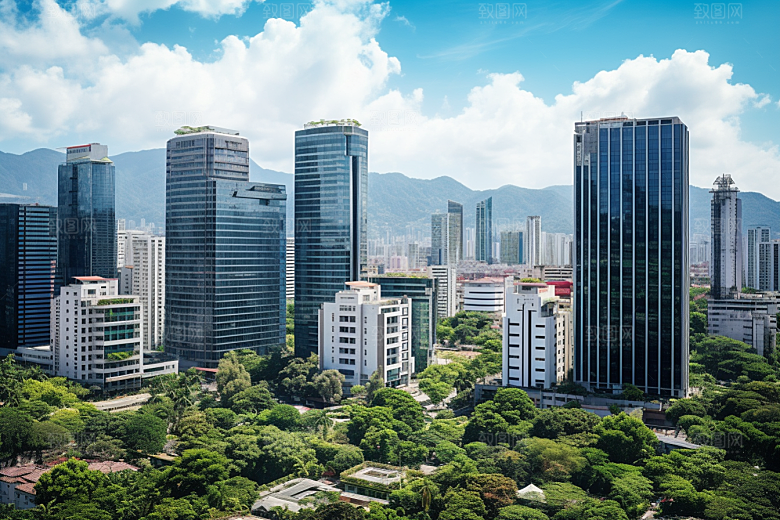 深圳城市风光风景旅游摄影图