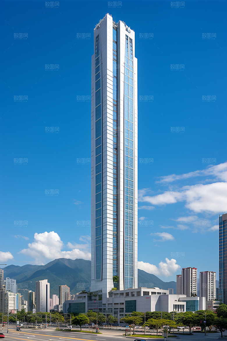 深圳城市风光新城地标摄影图