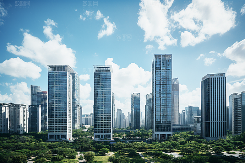 深圳城市风光旅游地标摄影图