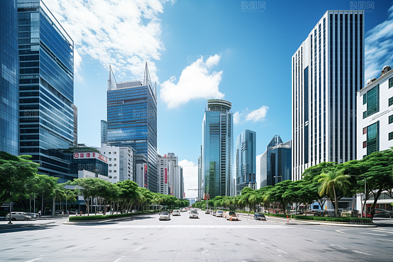 深圳城市风光旅游经济特区摄影图