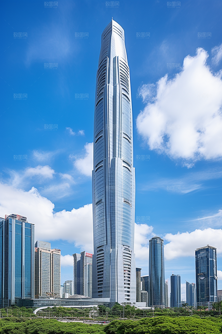 深圳城市风光现代化旅行摄影图