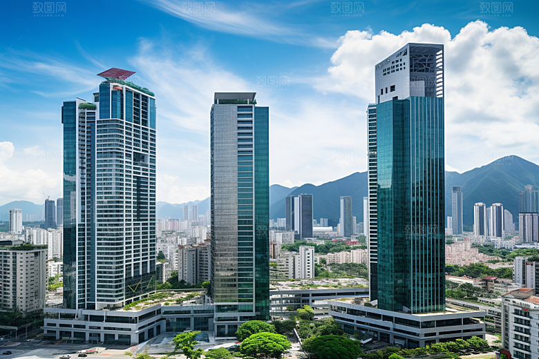 深圳城市风光旅游景色摄影图