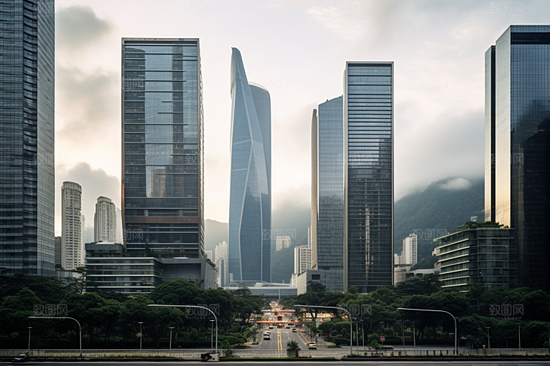 深圳城市风光国内游风景摄影图