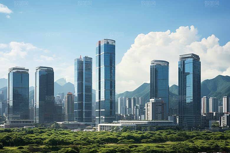 深圳城市风光旅游高清摄影图