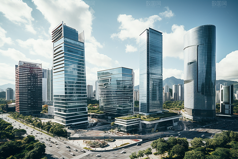 深圳城市风光新城经济特区摄影图