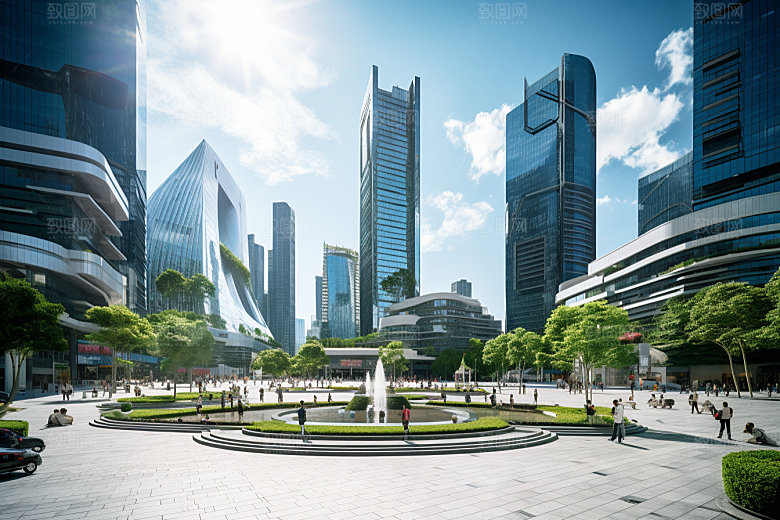 深圳城市风光旅行风景摄影图