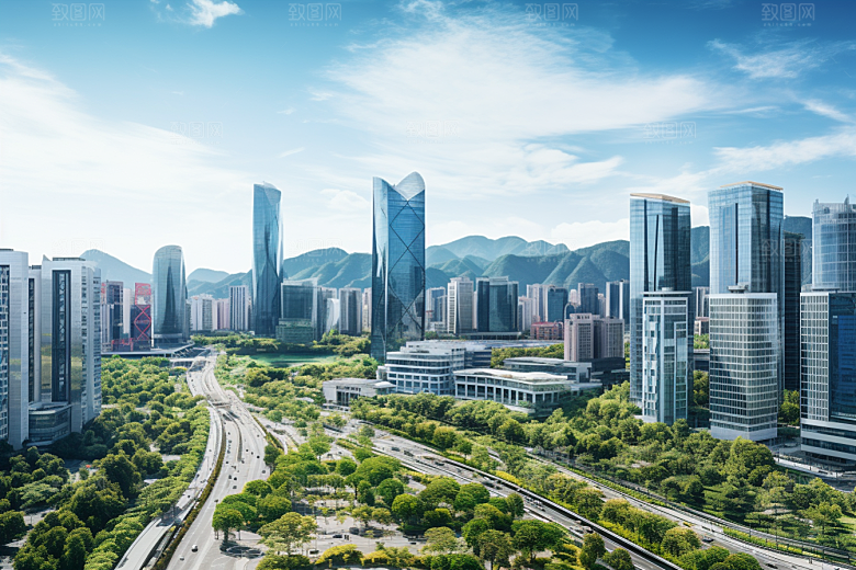 深圳城市风光地标国内游摄影图