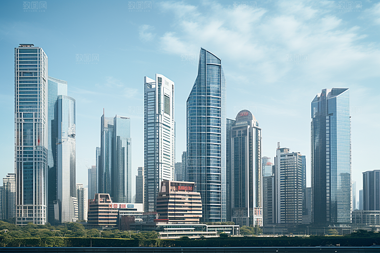 深圳城市风光经济特区景色摄影图