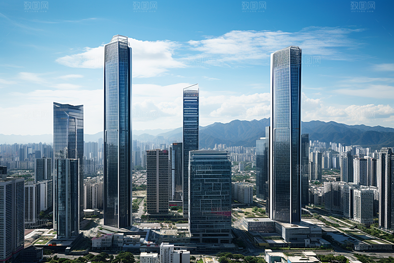 深圳城市风光地标国内游摄影图