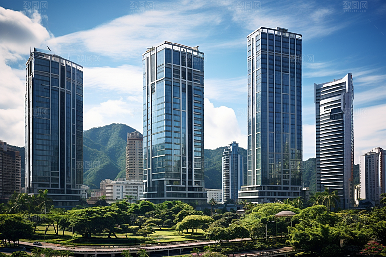深圳城市风光现代化高清摄影图