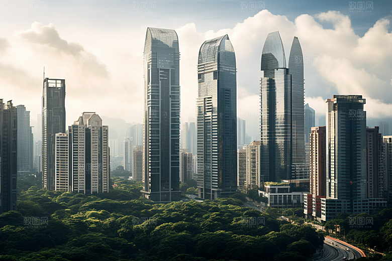 深圳城市风光旅游景色摄影图