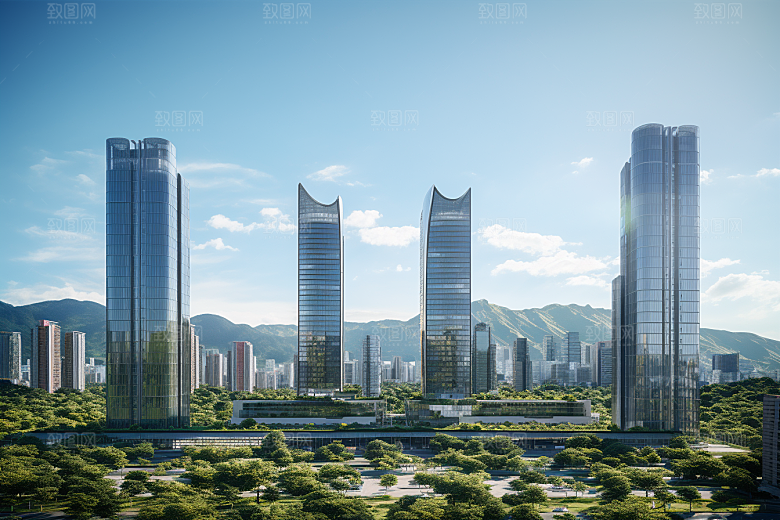 深圳城市风光风景经济特区摄影图