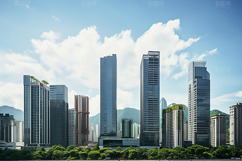 深圳城市风光风景景色摄影图