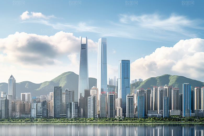 深圳城市风光旅游旅行摄影图