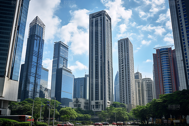 深圳城市风光旅行景色摄影图