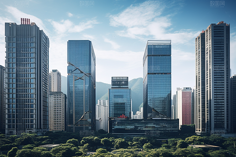 深圳城市风光旅游旅行摄影图