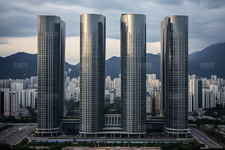 深圳城市风光旅行景色摄影图