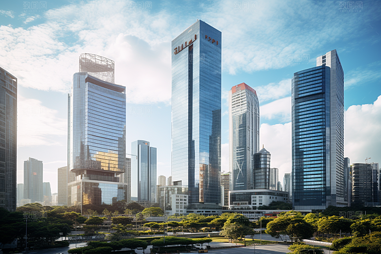 深圳城市风光地标风景摄影图