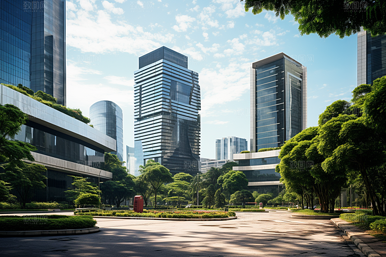 深圳城市风光国内游地标摄影图