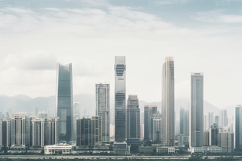 深圳城市风光旅游景色摄影图