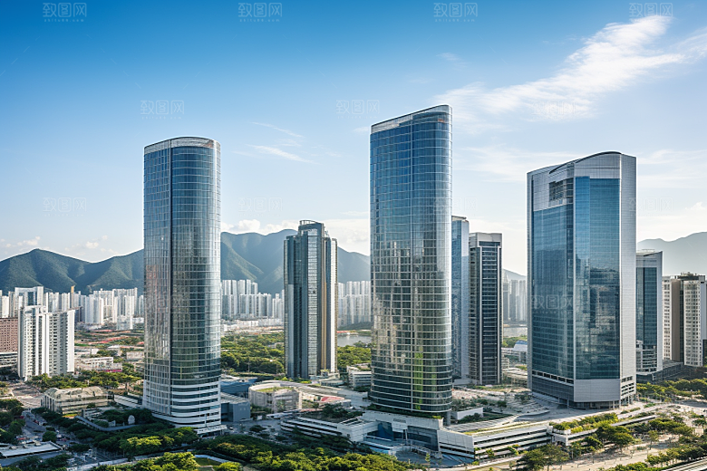 深圳城市风光现代化国内游摄影图