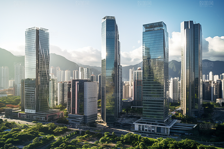 深圳城市风光高清旅游摄影图
