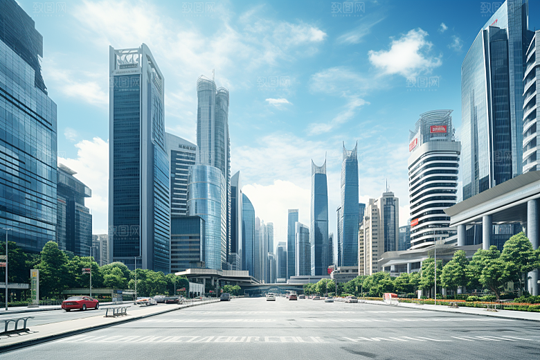 深圳城市风光都市地标摄影图