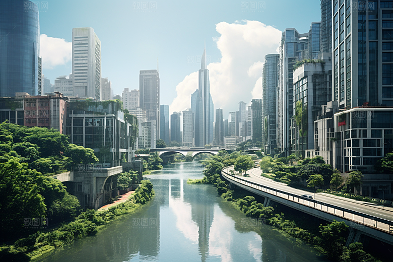 深圳城市风光景色风景摄影图